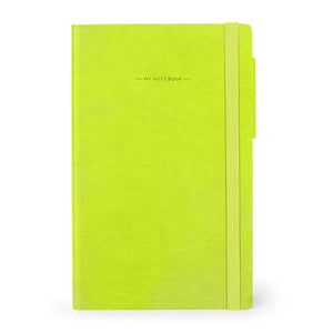 Legami - Lined Defter ile Monochrome Yumuşak Kılıf - Chartreuse - My Defter