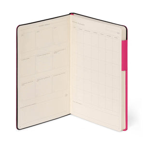 Legami - Lined Defter ile Monochrome Yumuşak Kılıf - Raspberry - My Defter