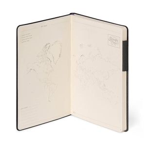 Legami - Lined Defter ile Monochrome Yumuşak Kılıf - Deep Graphite - My Defter