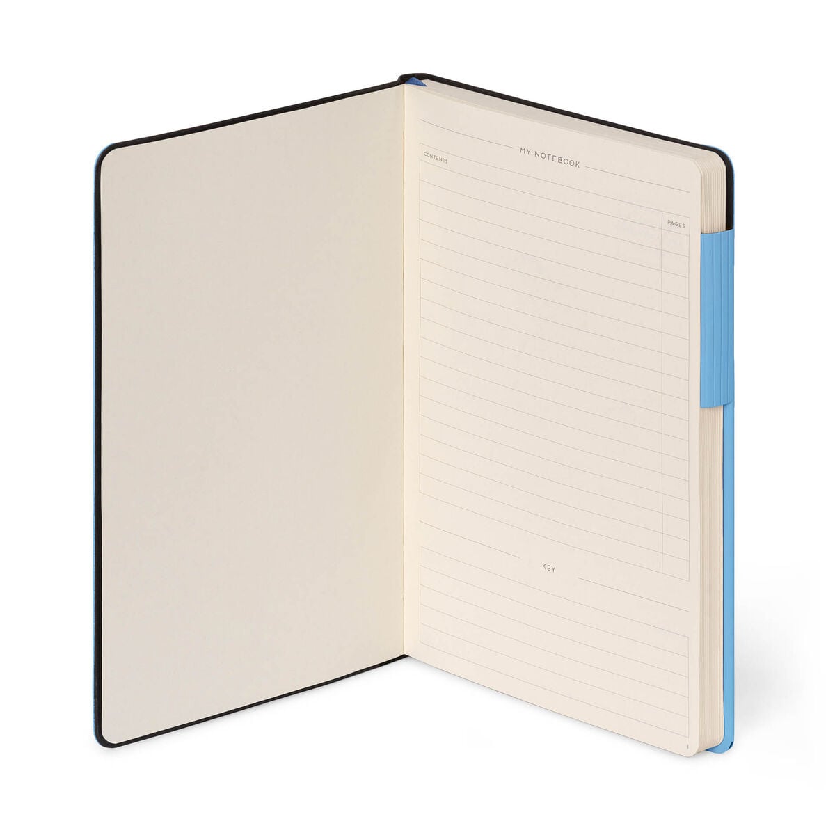 Legami - Defter ile Blank Pages ve Monochrome Yumuşak Kılıf - Retro Blue - My Defter