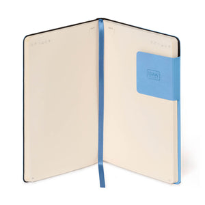 Legami - Defter ile Blank Pages ve Monochrome Yumuşak Kılıf - Retro Blue - My Defter