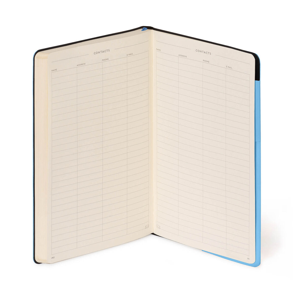 Legami - Defter ile Blank Pages ve Monochrome Yumuşak Kılıf - Retro Blue - My Defter