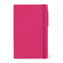 Legami - Defter ile Blank Pages ve Monochrome Yumuşak Kılıf - Raspberry - My Defter