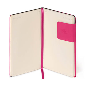 Legami - Defter ile Blank Pages ve Monochrome Yumuşak Kılıf - Raspberry - My Defter