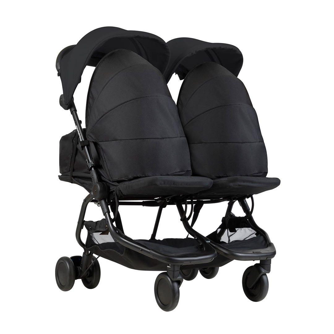 Mountain Buggy Nano Duo Pushchair - Black-Strollers- | Natural Baby Shower