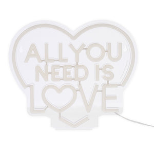 Legami - Neon Effect Led Lamp - All You Need is Love - It's a Sign