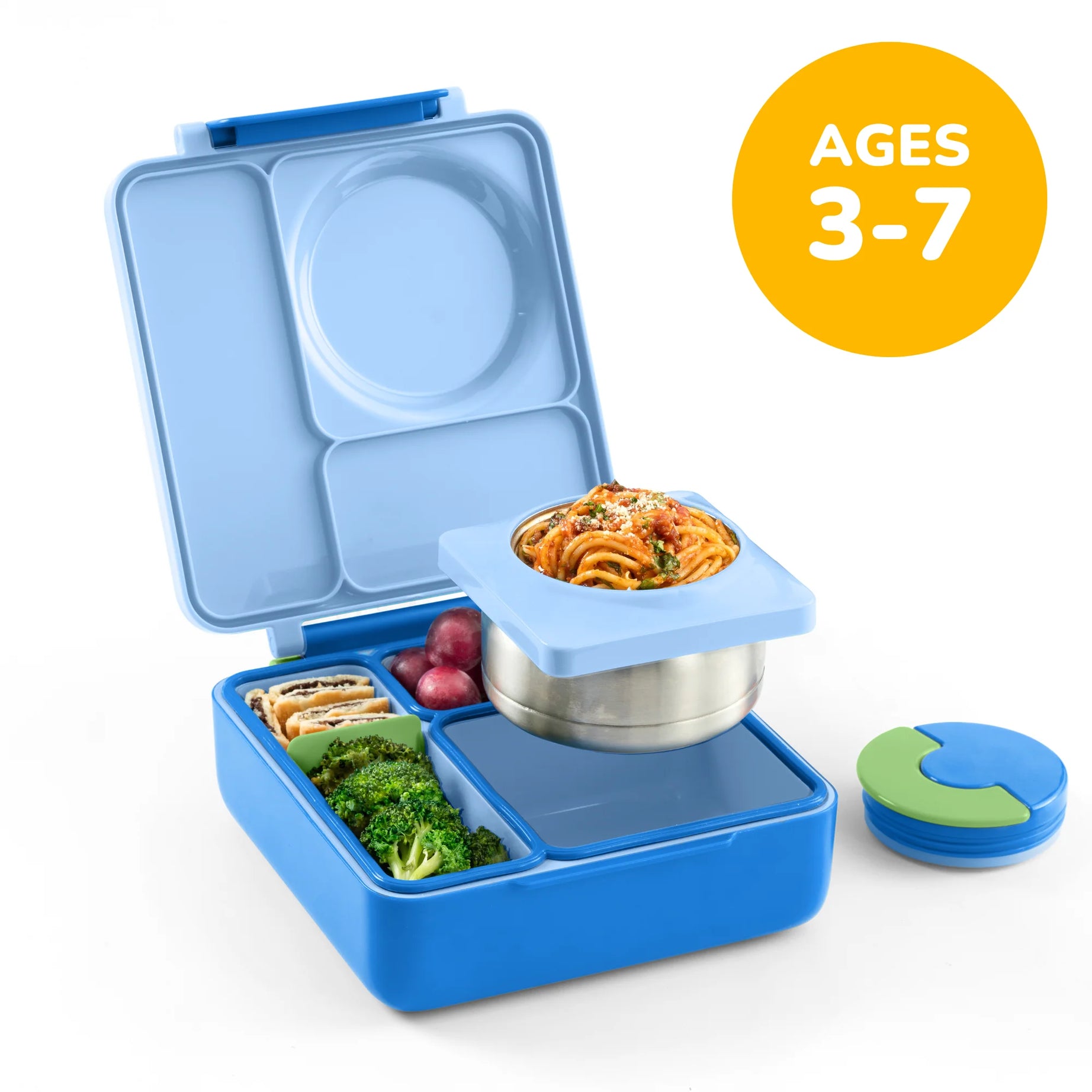 Omiebox - Thermal Insulated Sea Blue Bento Lunch Box