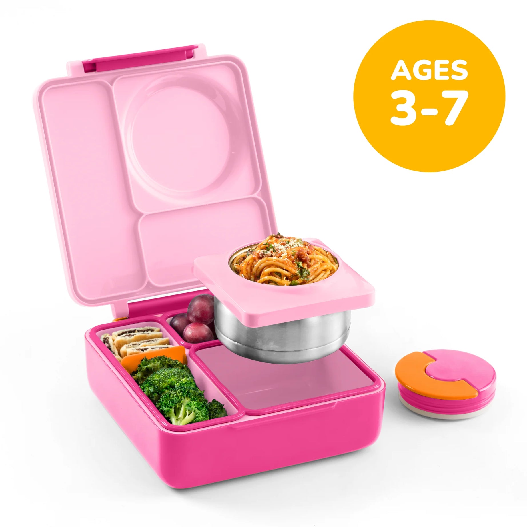 Omiebox - Heat Insulated Fairy Pink Bento Lunch Box