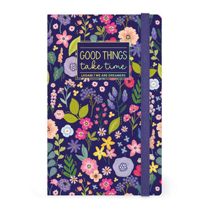 Legami - Lined Photo Notebook with Illustrated Hard Cover - Flowers
