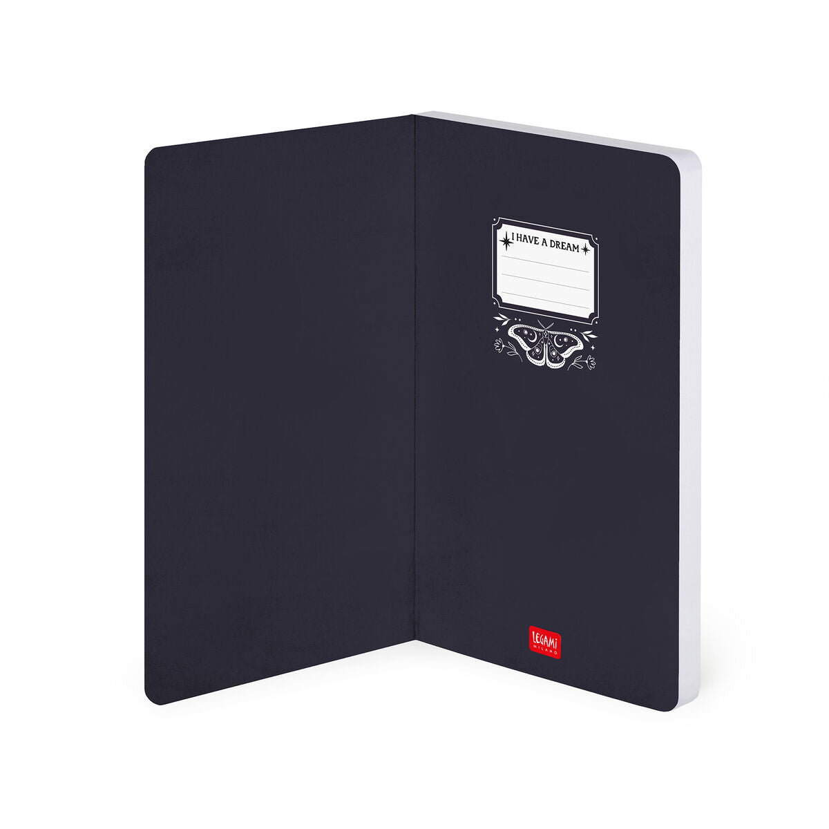 Legami - Lined Photo Defter ile Illustrated Hard Kılıf - Moth