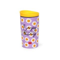 Legami - 275 ml Vacuum Tumbler - Daisy - Hot and Cold