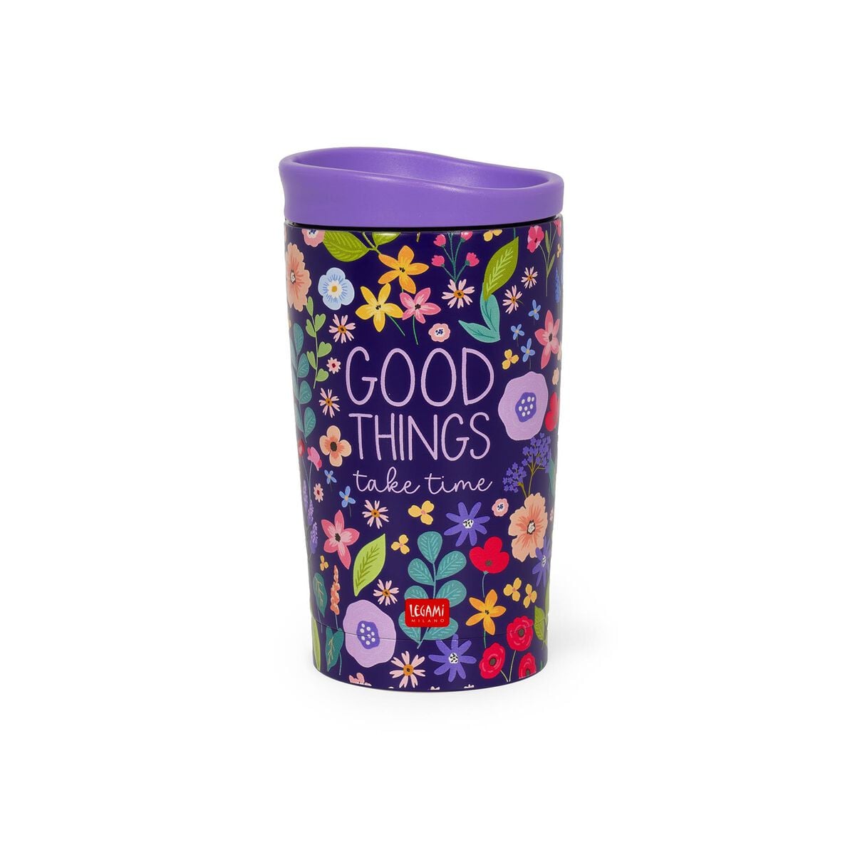 Legami - 275 ml Vakum Tumbler - Çiçekler - Sıcak ve Soğuk