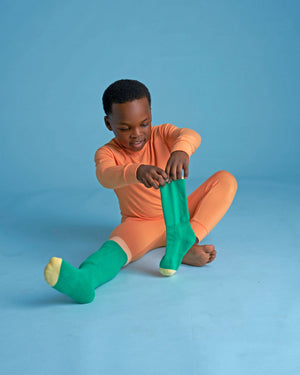 Roarsome - Bamboo Base Layer - Sunset Orange