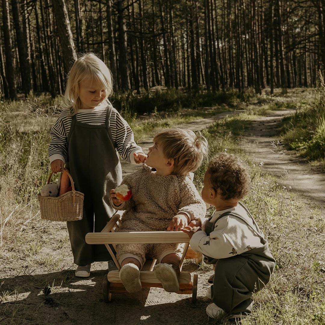 Organic Zoo Sweatshirt - Olive Garden-Jumpers + Sweatshirts-Olive Garden-3-6m | Natural Baby Shower