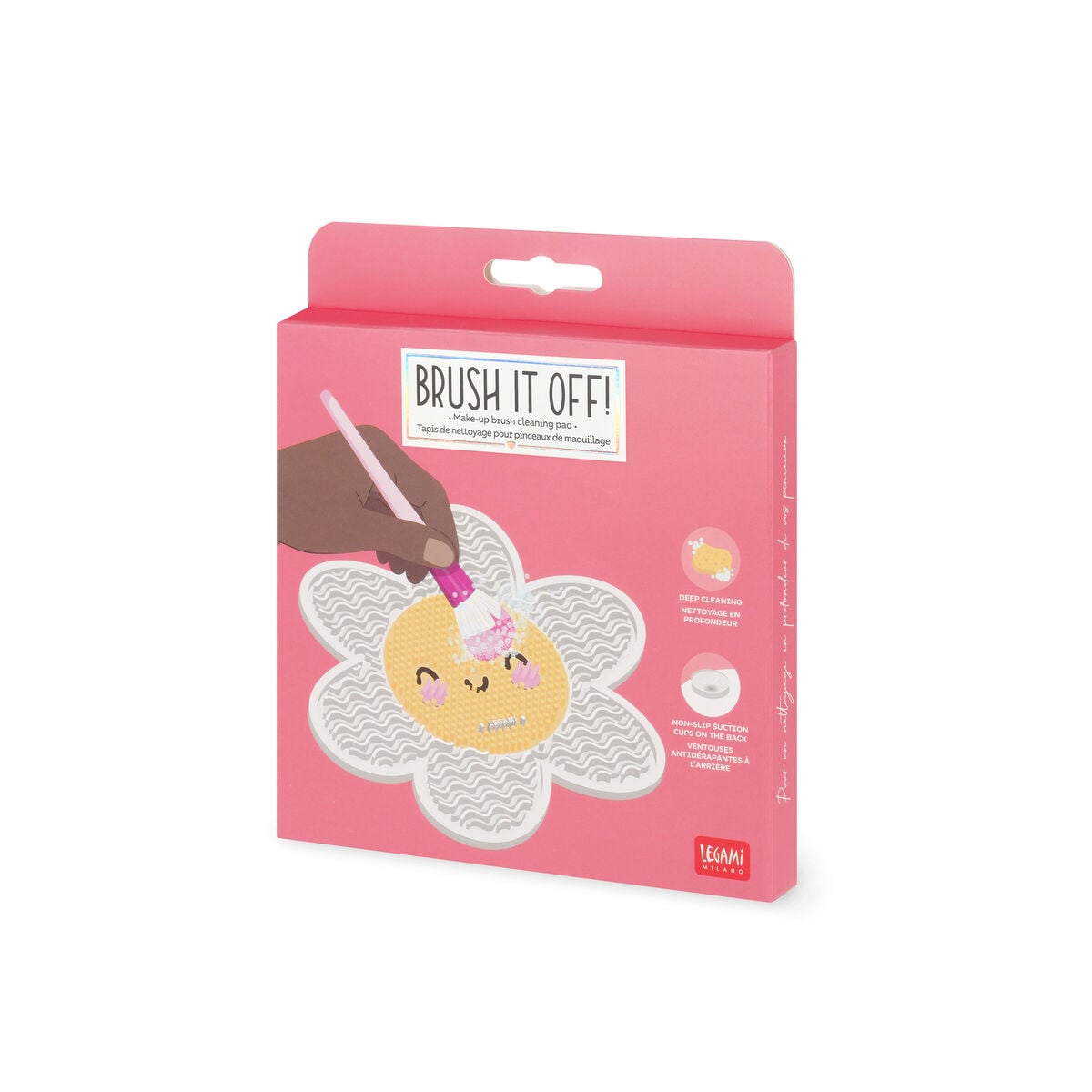 Legami - Daisy Makeup Brush Temizleme Mat - Brush it Off!
