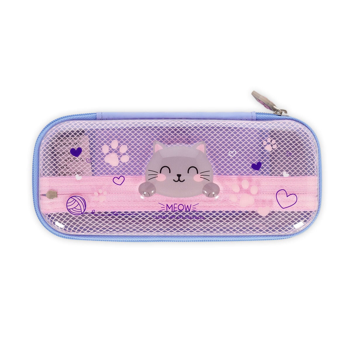 Legami - Kitty Sert Şeffaf Kalem Kutu - WonderWow