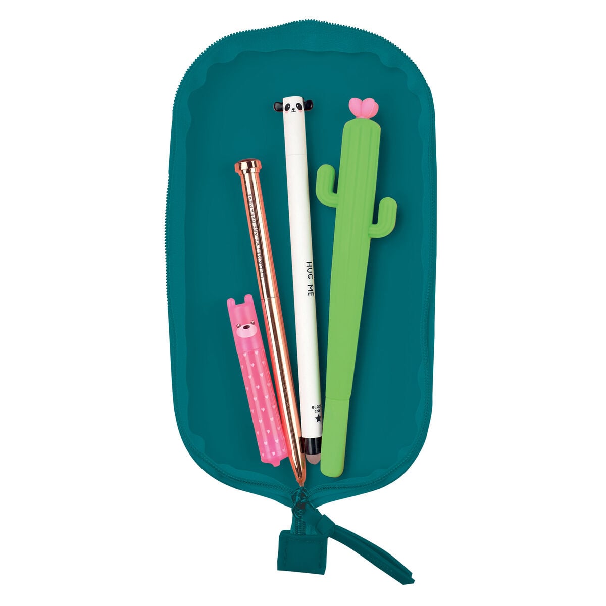 Legami - Petrol Blue Yumuşak Silicone Kalem Kutu - Cute!