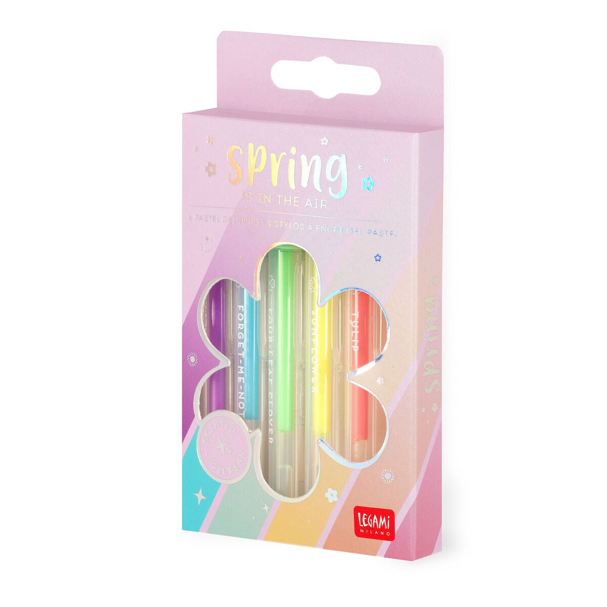 Legami - Seti 6 Pastel Gel Pens - Spring is in Air