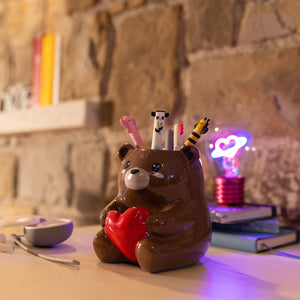 Legami - Ceramic Kalem Tutucu - Ayıcık - Desk Arkadaşlar