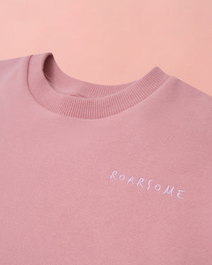 Roarsome - Organik Pamuk Eşofman Takımı - Toz Pembe
