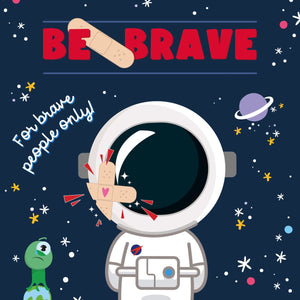 Legami - 30 Uzay Printed Plasters - Be Brave
