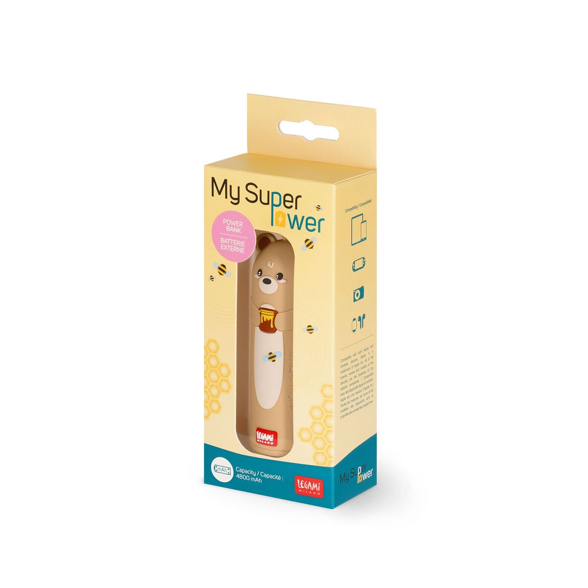 Legami - Ayıcık Portable Battery Charger - My Süper Power