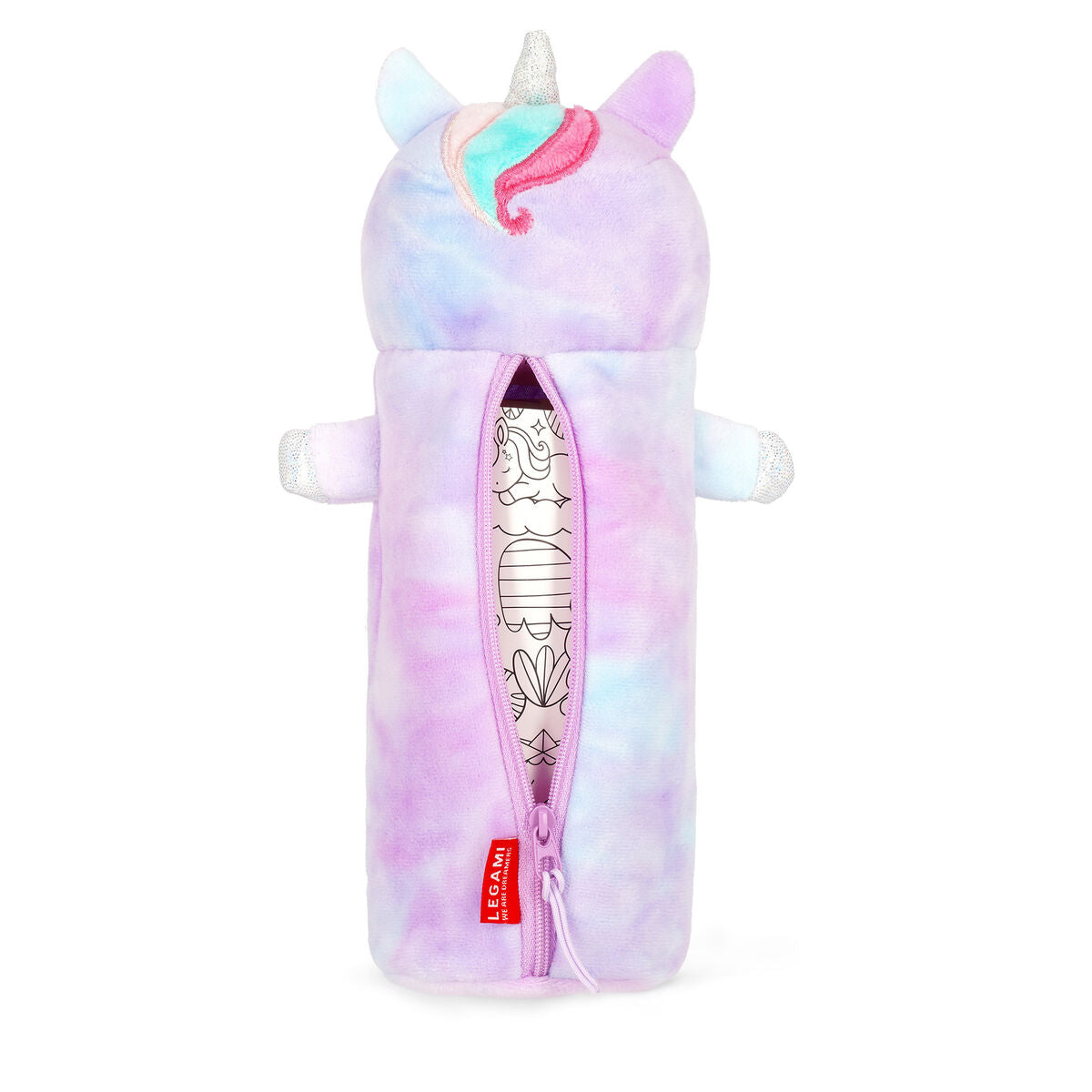Legami - Unicorn "Believe in Magic" Soft Plush Toy Pencil Case - Super Soft!