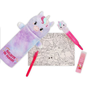Legami - Unicorn "Believe in Magic" Soft Plush Toy Pencil Case - Super Soft!
