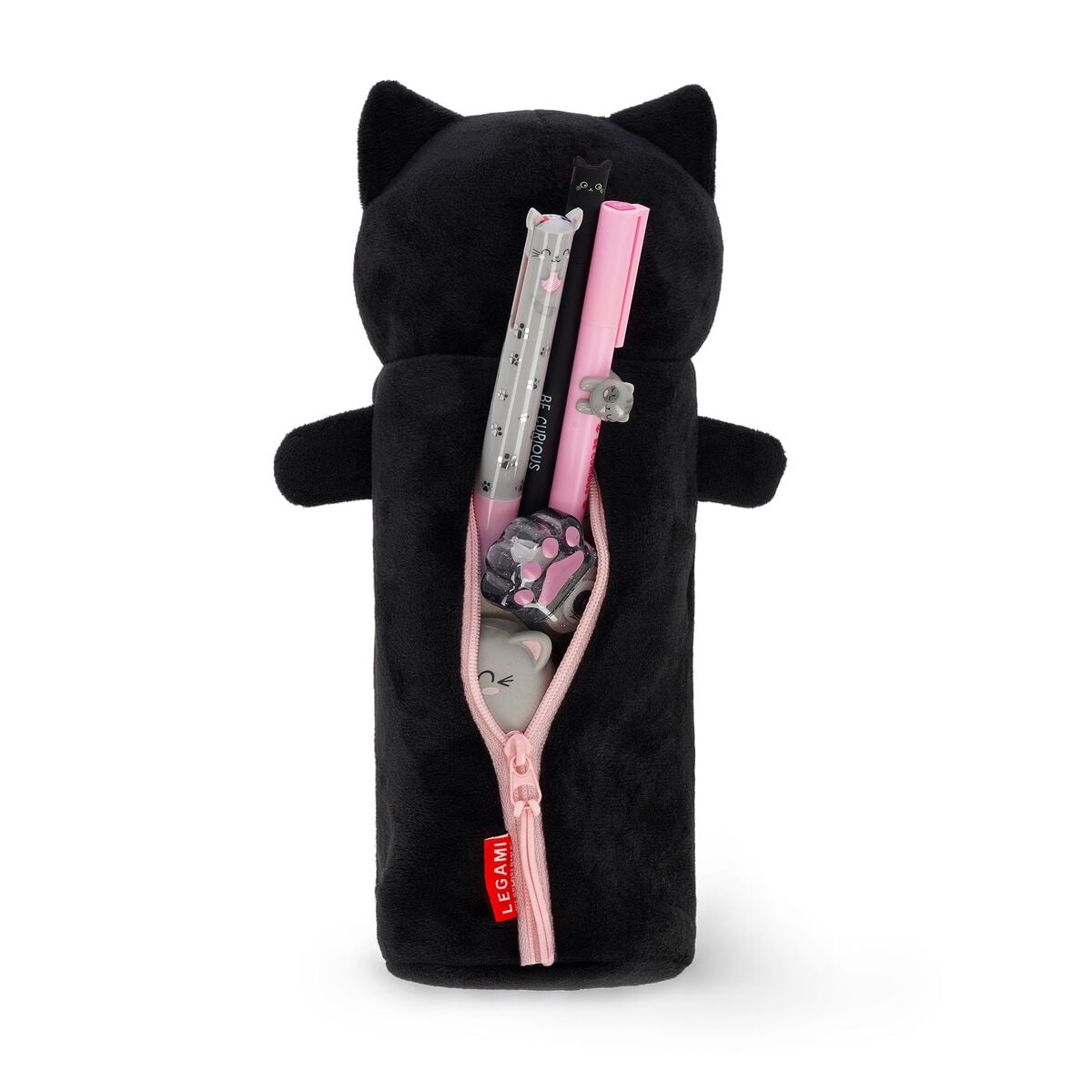 Legami - Kitty "Be Curious" Yumuşak Pelüş Oyuncak Kalem Kutu - Süper Yumuşak!