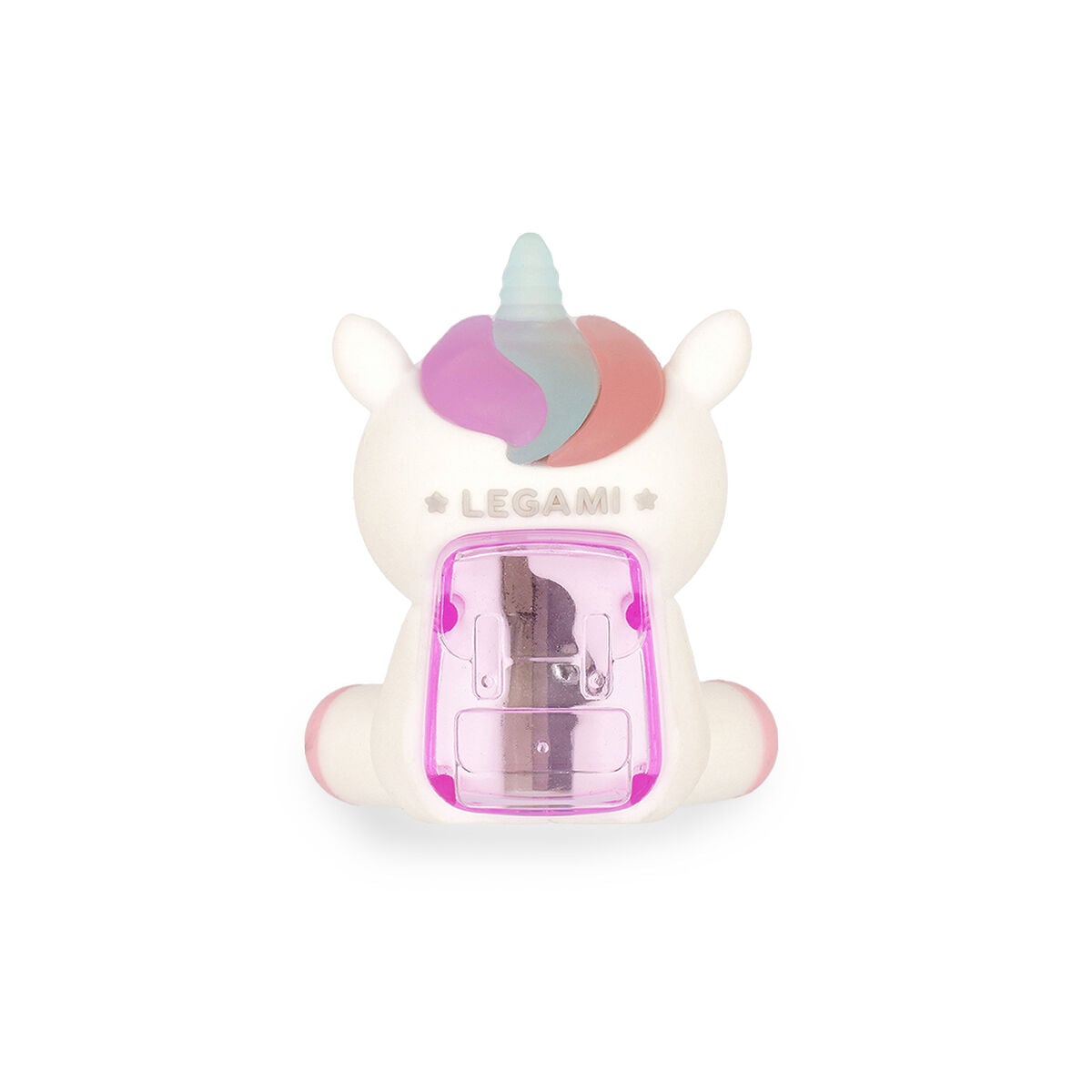 Legami - Light-Up Pencil Sharpener and Case - Unicorn - Sharpener Magic