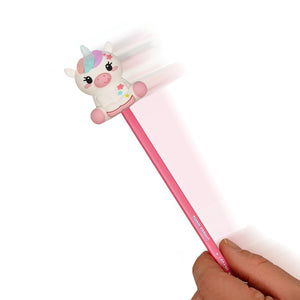 Legami - Light-Up Pencil Sharpener and Case - Unicorn - Sharpener Magic