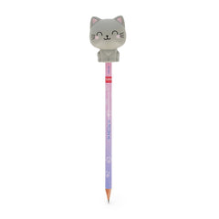 Legami - Pencil with Squishy Kitty "Be Curious" - Squishies