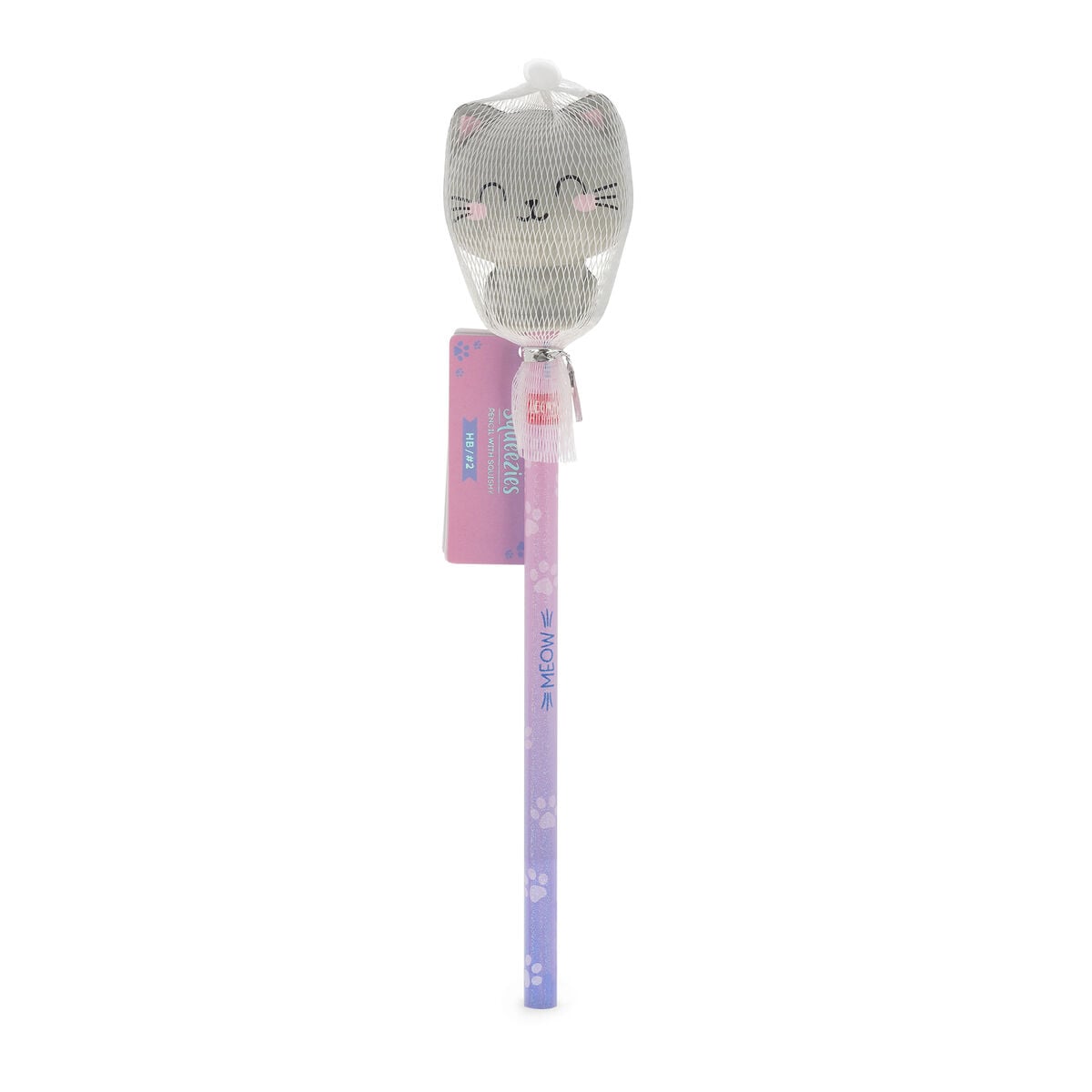 Legami - Pencil with Squishy Kitty "Be Curious" - Squishies