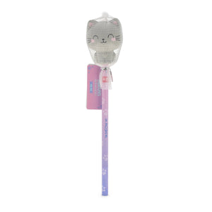 Legami - Pencil with Squishy Kitty "Be Curious" - Squishies