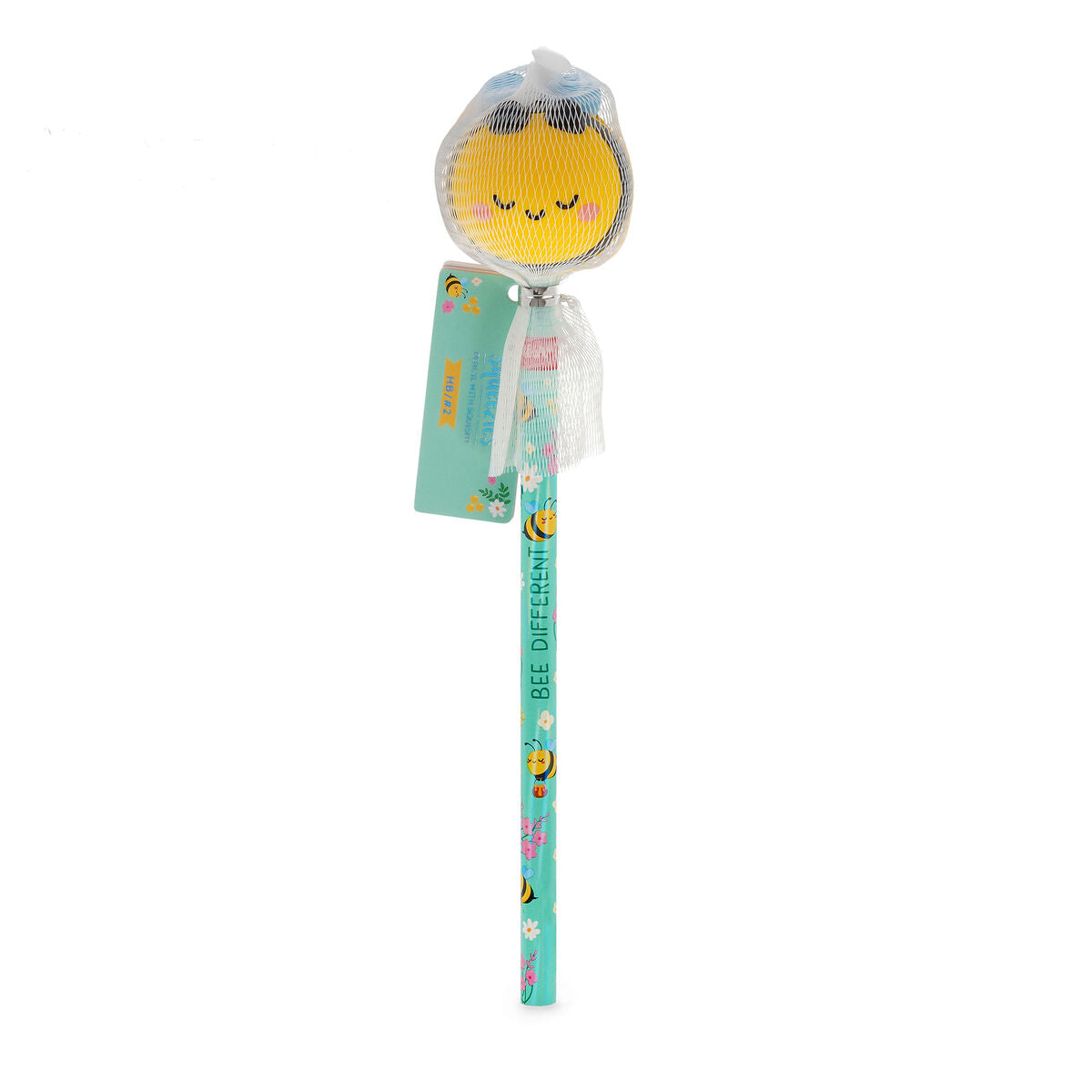 Legami - Pen with Squishy Bee "Be Different" - Stress Relievers