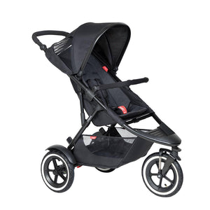Phil & Teds Sport Pushchair - Black-Strollers-Black-No Carrycot | Natural Baby Shower