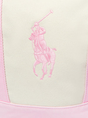 Ralph Lauren Girls Polo Player Tote Bag in Pink (40cm)