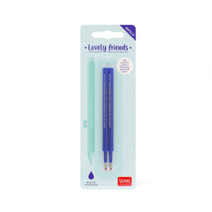 Legami - Set of 2 Refills Cute Friends Gel Pens - Blue Ink