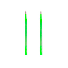 Legami - Set of 2 Refills Cute Friends Gel Pens - Neon Green Ink