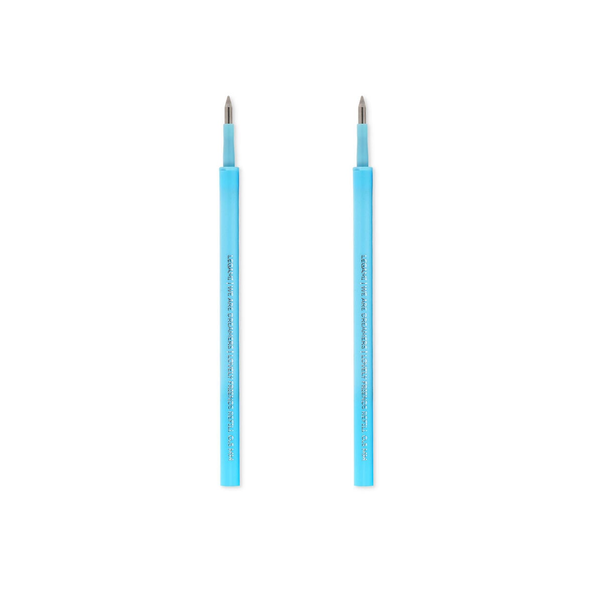 Legami - Seti 2 Refills Sevimli Arkadaşlar Gel Pens - Sky Blue Ink