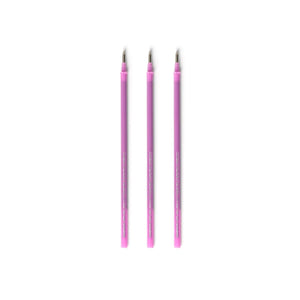 Legami - 3-Pack Refills Erasable Pens - Purple Ink - Erasable Pen