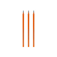 Legami - 3'lü Seti Refills Erasable Pens - Orange Ink - Erasable Kalem