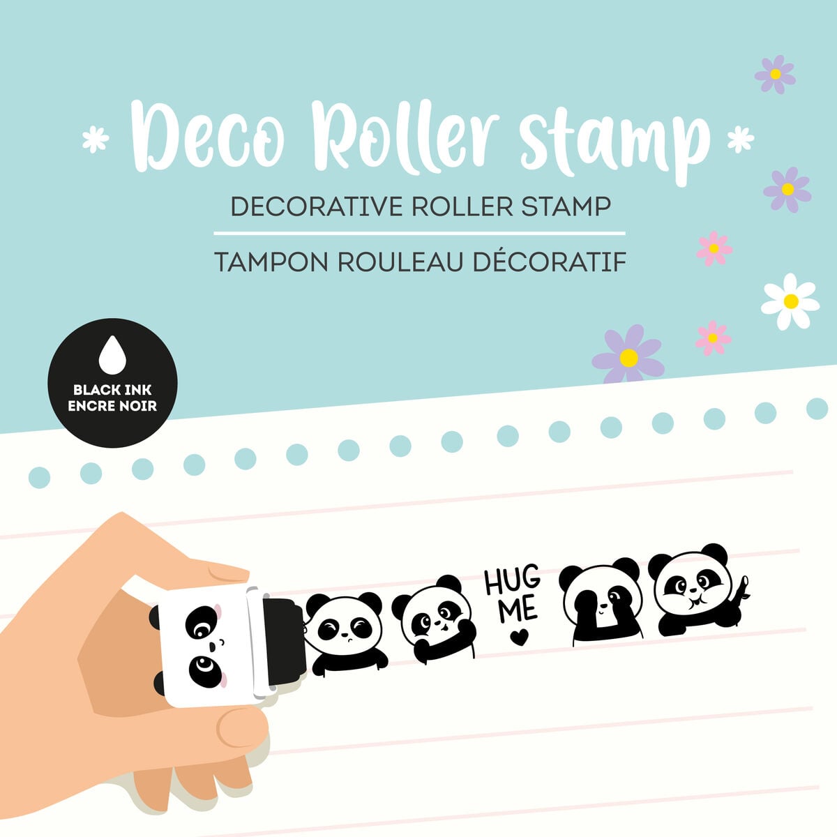 Legami - Panda Dekoratif Roller Stamp