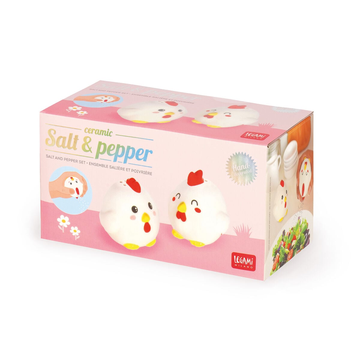 Legami - Ceramic Salt and Pepper Set - Salt & Pepper