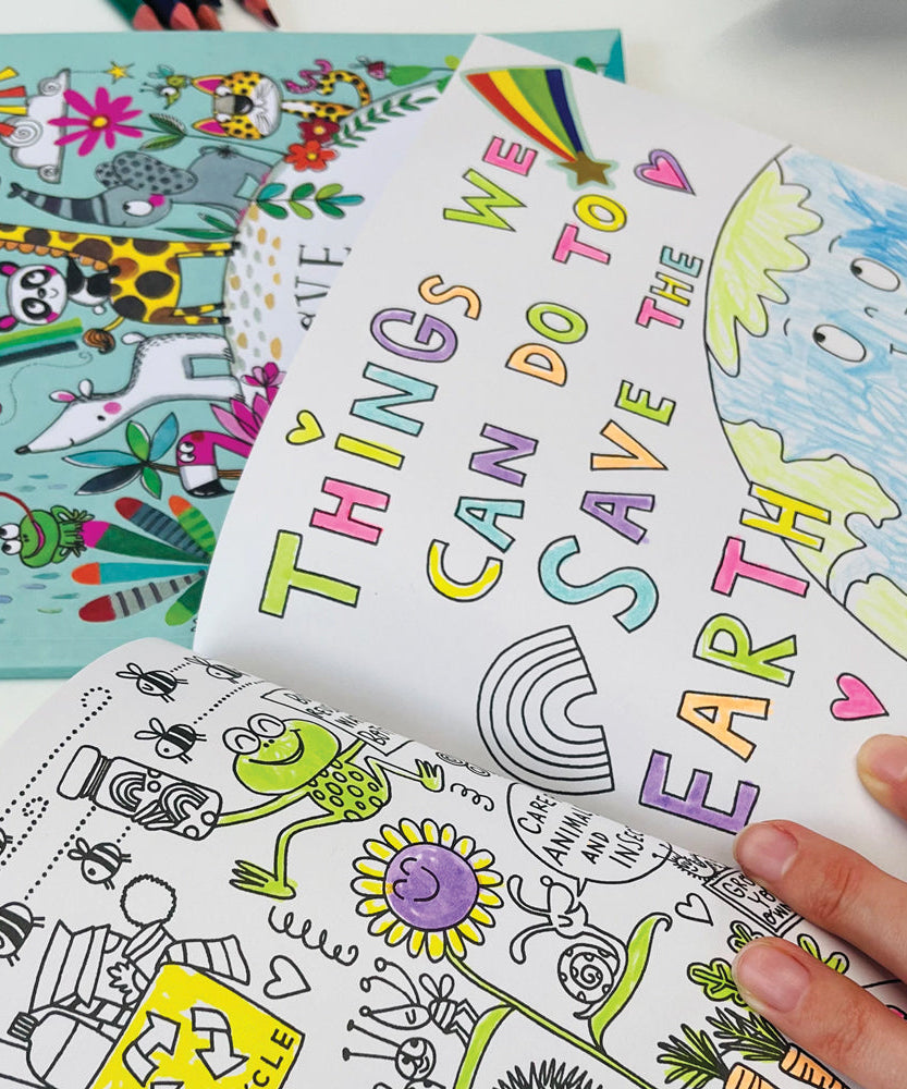 Rachel Ellen - Love Our Planet Sticker Scene Coloring and Activity Book