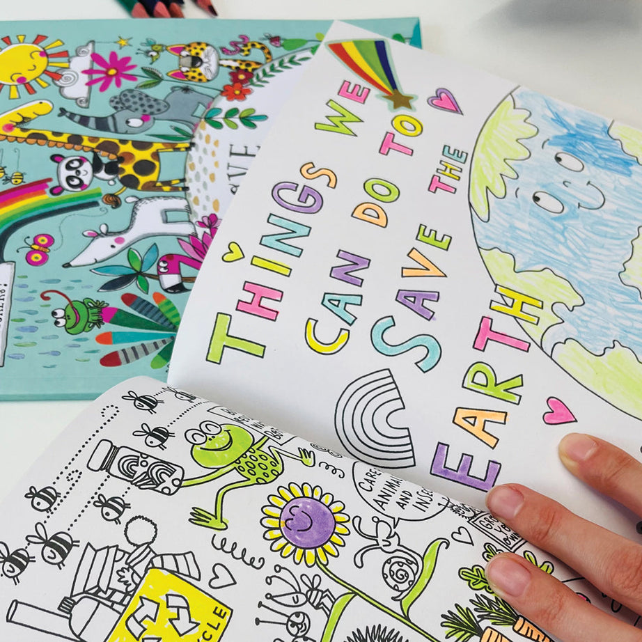 Rachel Ellen - Love Our Planet Sticker Scene Coloring and Activity Book