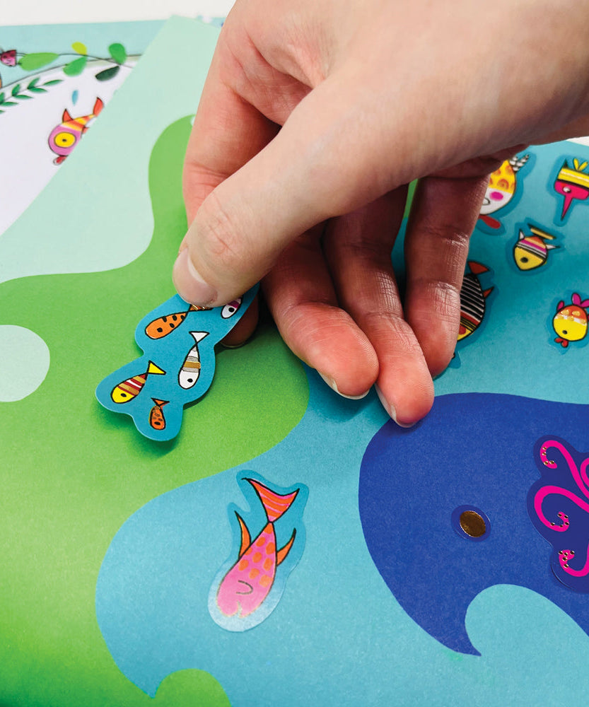 Rachel Ellen - Love Our Planet Sticker Scene Coloring and Activity Book