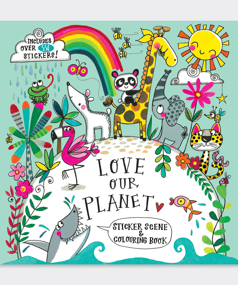 Rachel Ellen - Love Our Planet Sticker Scene Coloring and Activity Book