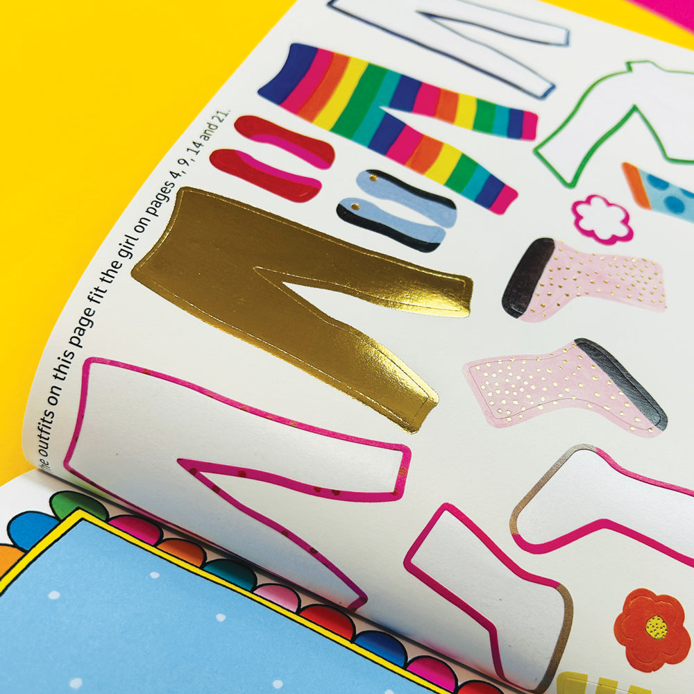 Rachel Ellen - Girl Power Sticker Scene Coloring and Activity Book