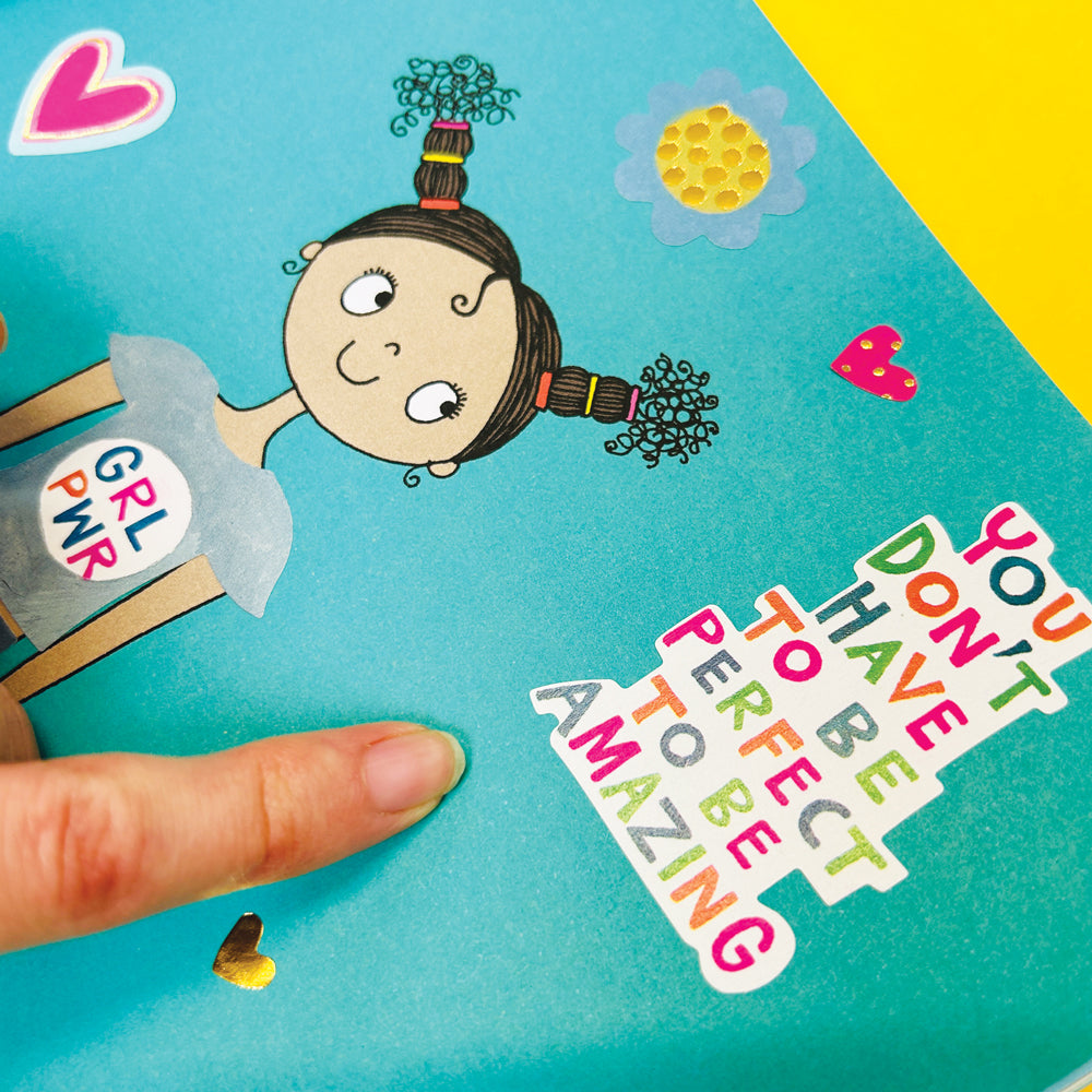 Rachel Ellen - Girl Power Sticker Scene Coloring and Activity Book